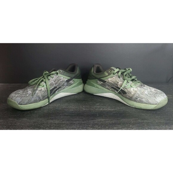 Reebok Nano X5 Grit Green Camo CrossFit Gym Training Shoes  Size Men 6.5 *NICE* main image 5